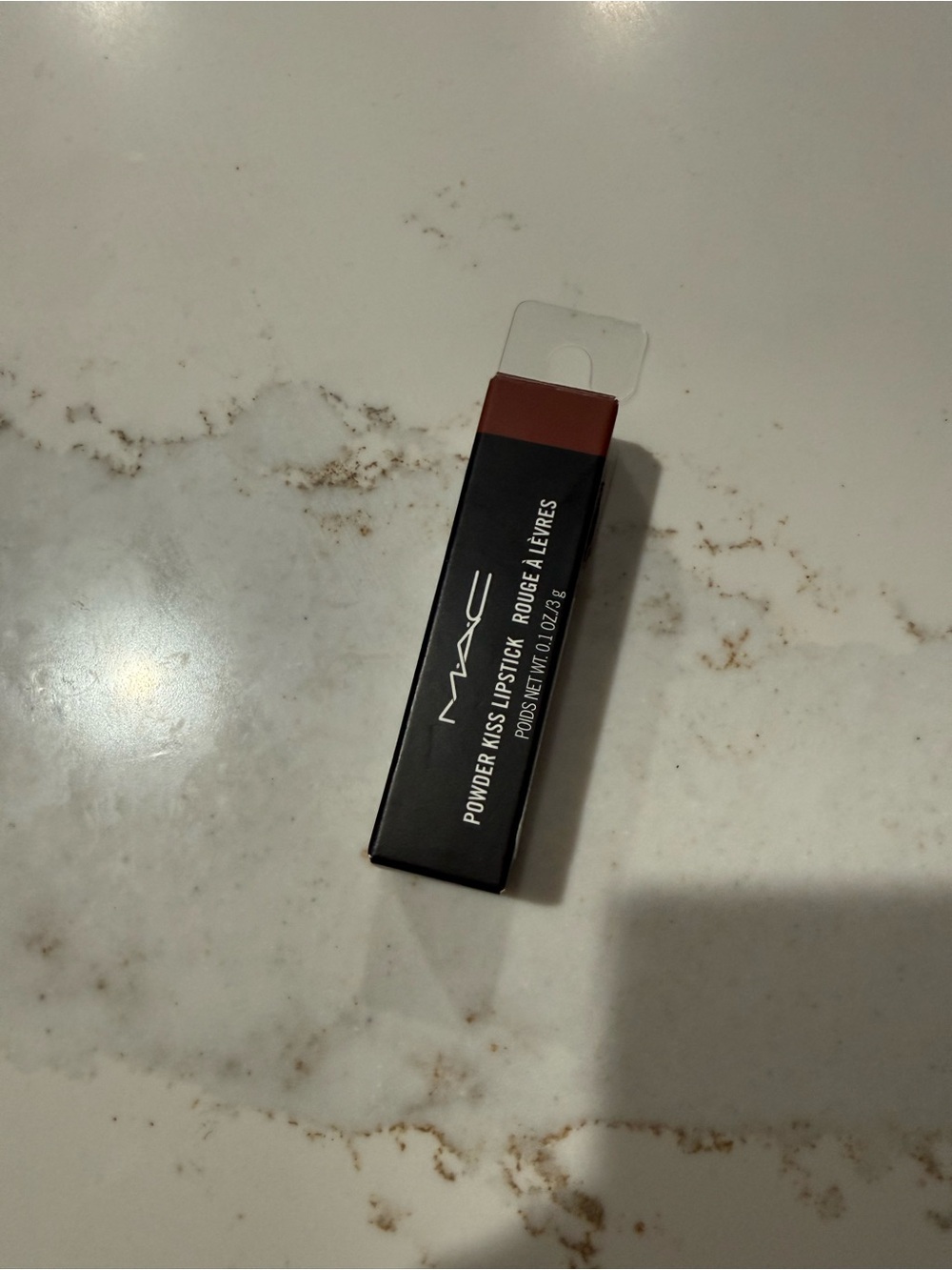 MAC Powder Kiss Lipstick #925 Marrakesh-Mere Full Size 3g New in Box
